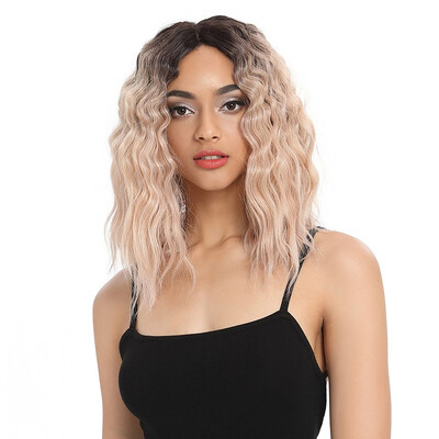 

Noble Hair Synthetic Wigs Lace Front ombre Wig 16 Inch Medium Wavy Synthetic Lace Front Wig