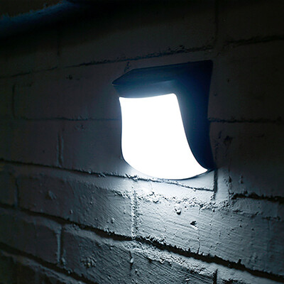 

BRELONG 3LED Outdoor Waterproof Solar Wall Light Fence Garden Lighting