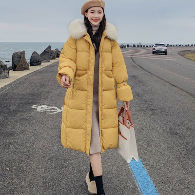 

Tailored Fashion Outerwear Long Sleeve Hooded Jackets Cotton-padded Pockets Bandage Coats