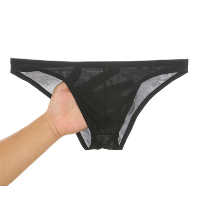 

Tailored Mens Fashion Thin Mesh Translucent Simple And Comfortable Breathable Underwear