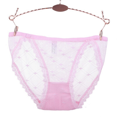 

Brand New Breathable Low Waist Briefs Lace Seamless Women Embroidery Hollow Panties Sexy Ladies Underwear New