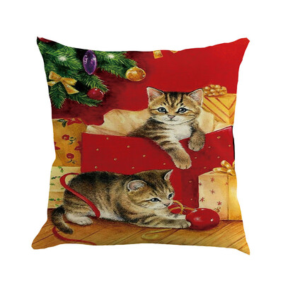 

Tailored Christmas Pillow Cover Pillowcases Decorative Sofa Cushion Cover 45x45cm