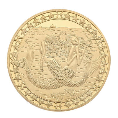 

12 Constellation Gold Plated Physical Commemorative Coin Collectible Gift