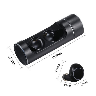 

Wireless Twins Ear Buds BT 50 Earphone Noise Reduction Mini Invisible He-adset HiFi Stereo Earphones with Charging Box for Smartp