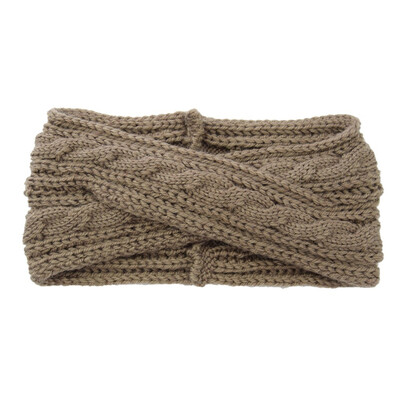 

Women Winter Warm Knitting Headbands Lady Wool Crochet Hairband Turban Head wear