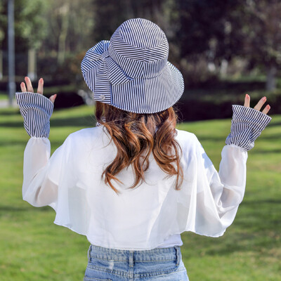 

Hat women travel along sun protection hat in summer