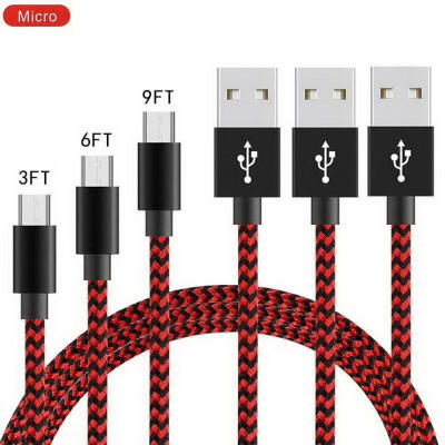 

Micro USB Cable 1M 24A USB 20 Braided Charging And Syncing Cord For Android-1m