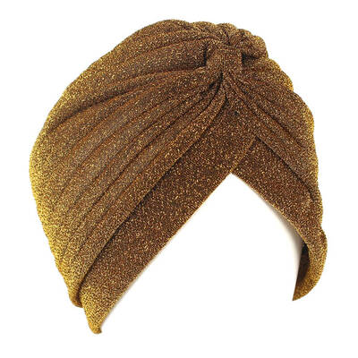 

12 Colors Muslim Women Stretchable Shiny Turban Hat Soft Bright Hijab Hat Chemo Cap Head Wraps