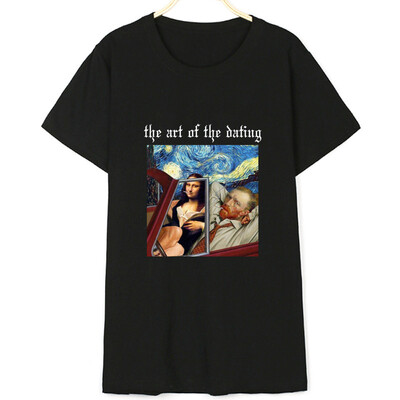 

Women Summer Perosnality All-match Short Sleeve Round Collar Cartoon Pattern T-shirts