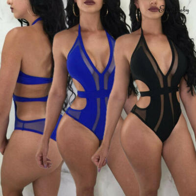 

Women One-Piece Swimsuit Beachwear Swimwear Push-up Monokini Bikini Bathing