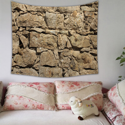 

Gobestart Retro Brick Print Print Home Tapestry Wall Hanging Wall Decoration 150x130cm