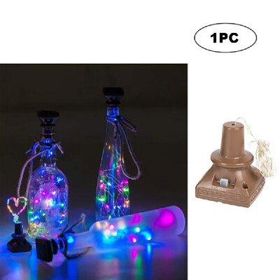 

Square Solar Energy Light 2M20LEDs Wine Bottle Decor Copper Wire Lamp String