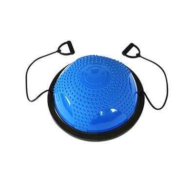 

Ktaxon Yoga Balance Ball Trainer Fitness Strength Exercise Hemisphere Workout with Resistance Bands&Pump for Stability