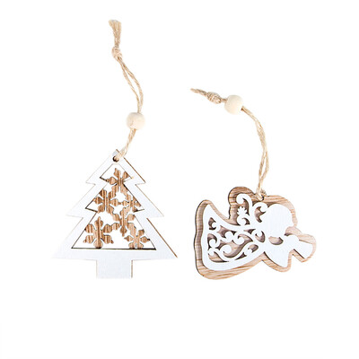 

Tailored Christmas Decoration Creative Wooden Crafts Christmas Pendant Hanging Ornaments