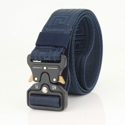 

Fashion Canvas Belt Tactical Designer Men Belts for Jeans Casual Thick Nylon Army Belt Metal Buckle Waist Belt Accessories Gift