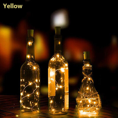 

〖Follure〗1Mx10LED Solar Cork Wine Bottle Stopper Copper Wire String Lights Fairy Lamps