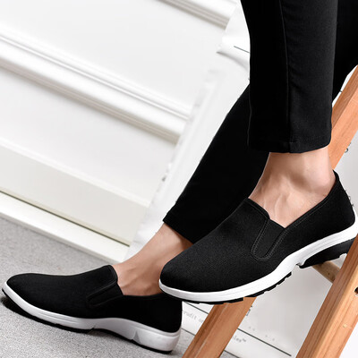 

Mens Slip On Loafers Driving Moccasin Shoes Casual Flats Cloth Walking Sneakers