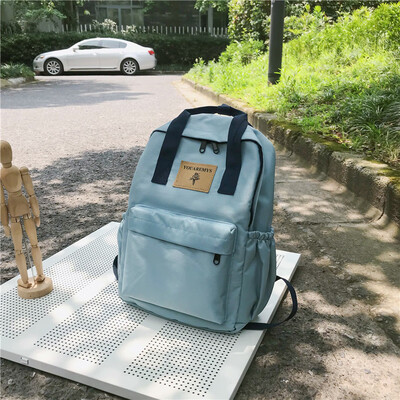 

Ins schoolbag female Korean version of senior high school students Simplified Sen Department Junior High School Girls College wind