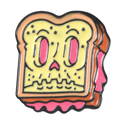 

Cartoon Burger Pizza Hot Dog Sandwich Enamel Brooch Pin Denim Jacket Clothes Lapel Pin Badge Jewelry Gifts