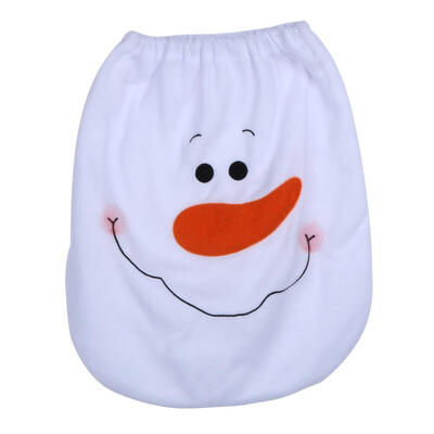 

3 Style Choice 1 Pcs Snowman Toilet Seat Cover Toilet New Year Christmas