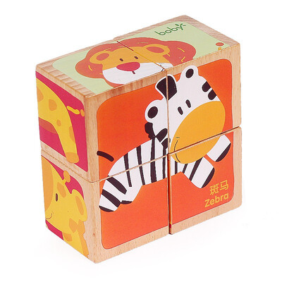 

Boby six-sided drawing blocks puzzle blocks baby early education educational toys 7213