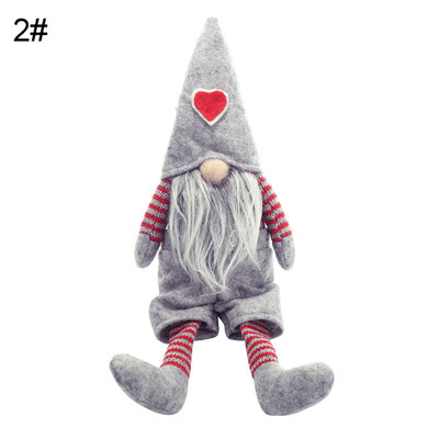 

Lovely Gnome Plush Doll Toy Dwarf Santa Christmas Home Decoration New Year Gift
