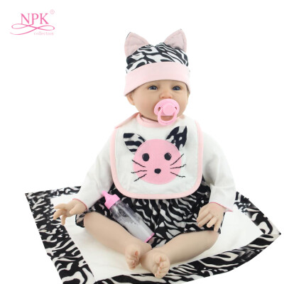 

Newborn Pacifier 22in Reborn Baby Rebirth Doll Kids Gift Cloth Material Body Soothie Pacifier Q5D4N1E0