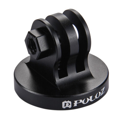 

PULUZ PU145 Aluminum Tripod Mount 14 Inch Screw Hole Adapter Monopod Head for Mini Sport Action Cameras Accessories Black