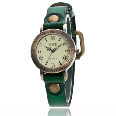 

〖Follure〗CCQ Fashion Men Date Stainless Steel Leather Analog Quartz Sport Wrist Watch