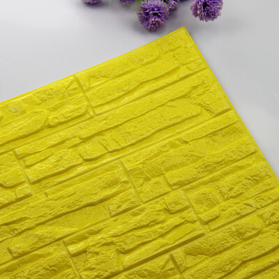 

DIY 3D Brick PE Foam Wallpaper Panels Room Decal Stone Decoration Embossed
