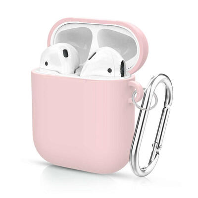 

TPU Case For Apple AirPods 1 2 Protective Case Shockproof Cover With Keychain