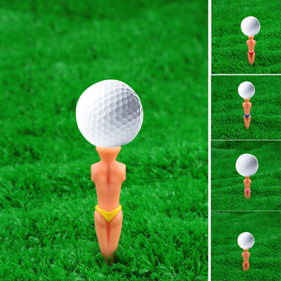 

6Pcs 80mm Novel Bikini Male Golf Tees Male Model Golf Tees Divot Tools