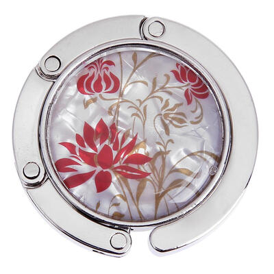 

Flower Tree Foldable Hook Bag Cloth Holder Handbag Desk Portable Hanger