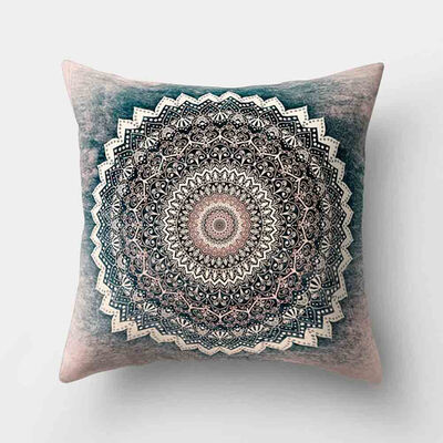 

1Pc Boho Cover Decorative Pillowcase Floral Cushion Pillowcase Neck Travel Gift