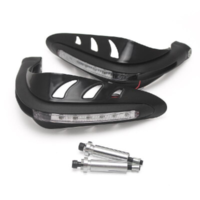 

1 Pair Universal Motorcycle Handguards Motocross Hand Guards One Set Combination Handlebar Protector With LED Turn Signals Light