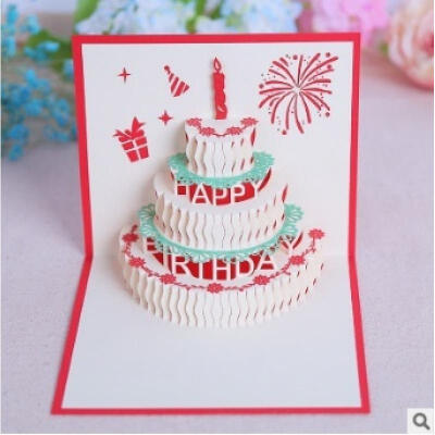 

3D Pop Up Card Birthday Wedding Awesome Greeting Cards Keepsake Gift