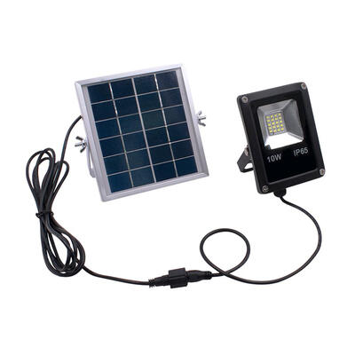 

House LED White Black Waterproof LED Solar Flood Light With Remote Control