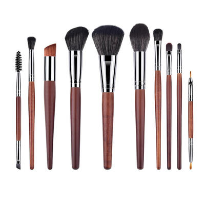 

10pcsSet Pro Makeup Brushes Wood Handle Eye Lip Face Beauty Cosmetic Pens