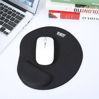 

BUBM Mouse Pad with Wrist Support Wrist Protector Ergonomic Design Memory Comfort Anti-slip Pad GSM Dark Blue