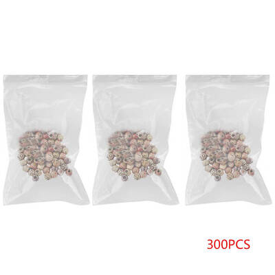 

300pcs 12mm Large Hole Wood Beads Round DIY Necklace Bracelet Decorative Jewelry Making DIY Mixed Beads