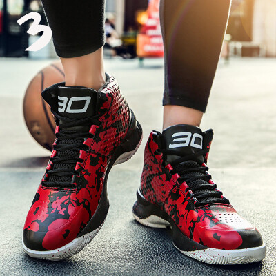 

High-top basketball shoes increased couple casual shoes tide shoes breathable mesh wear sports mens shoes