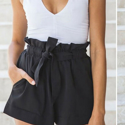 Women Hot Pants Summer Casual Loose Shorts High Waist Short Trousers fashion
