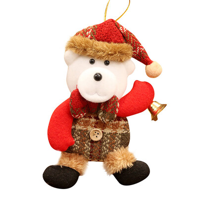 

Tailored Christmas Ornaments Gift Santa Claus Snowman Reindeer Toy Doll Hang Decorations