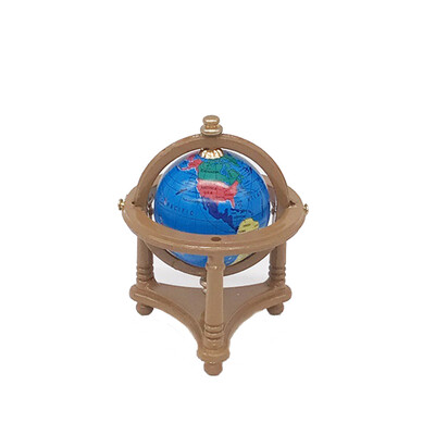 

Siaonvr Mini Dollhouse Furniture Globe Miniature Living Room Kids Pretend Play Toy