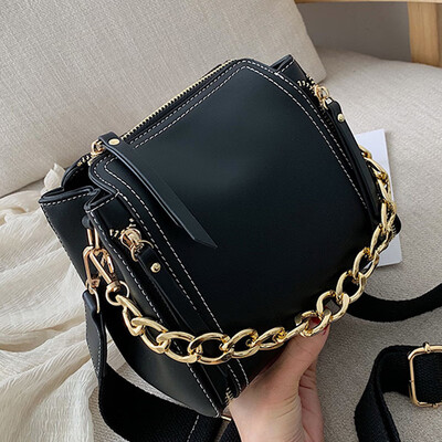 

Foreign style small bag women 2019 new wave Korean portable chain bucket bag fashion Joker Messenger bag