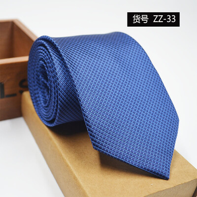 

New spot tie business dress mens tie polyester yarn arrow type 8CM business tie wholesale