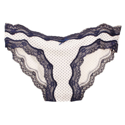 

Sexy Women Ladies Lace Panties Dot Printed Lady Underwear Briefs