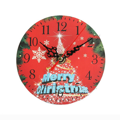 

Tailored Silent Sweep Christmas Clock Bell Desk Creative Digital Clock