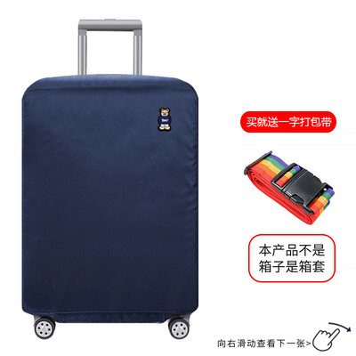 

Banzhini box cover 22 inch trolley case travel case protective cover Oxford cloth luggage cover dustproof rain cover thick wear-resistant shipping box cover bla