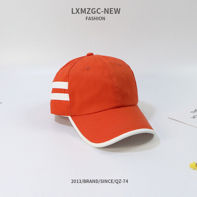 

New hat outdoor sports cap three bars casual golf cap couple simple baseball cap